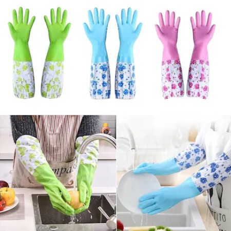 (৪ জোড়া) Long Hand Gloves