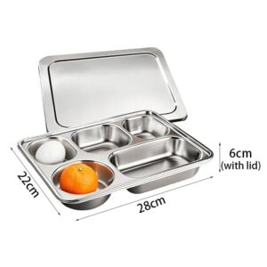 1  pcs China 5-Chamber Square Plate