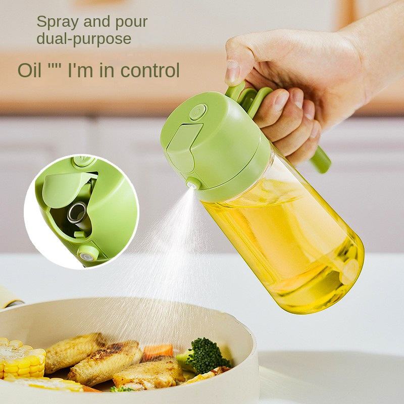 (১ পিস) 2 in1 Oil Spray Dispenser Bottle