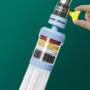(1 Pic) 360 Degree Rotatable 6 Layers Water Filter Tap