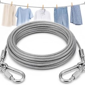 3 পিস- Stainless Steel Rope-(16 Feet)