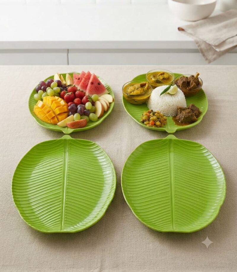 10 Pcs Leaf Shape Serving Plate