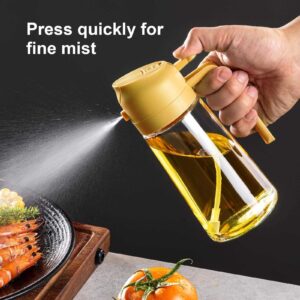 2pcs 2-in-1 Sprayable Oil Bottle