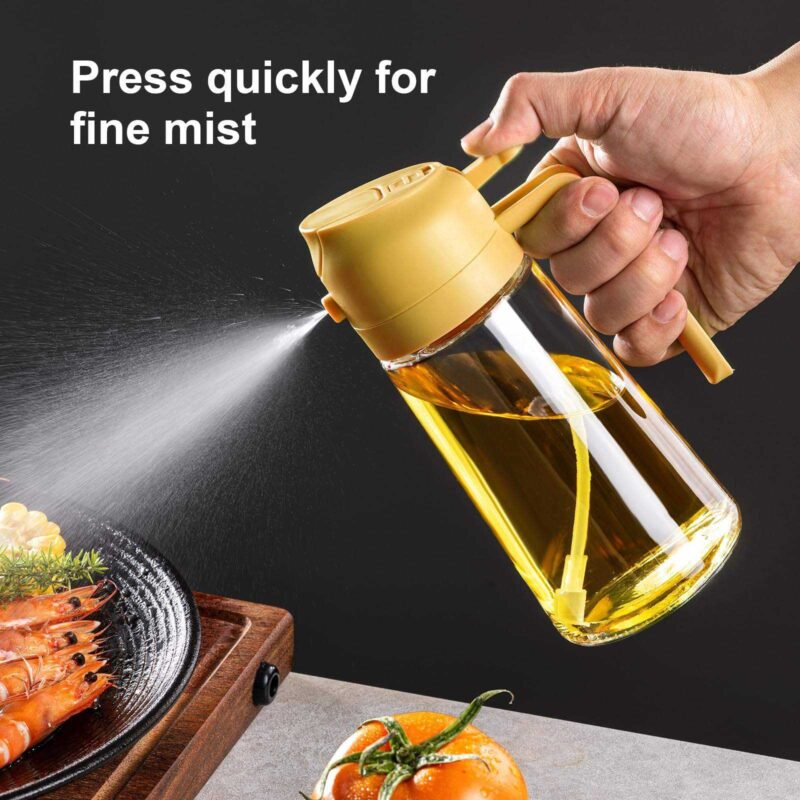 2pcs 2-in-1 Sprayable Oil Bottle
